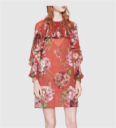 gucci dress flower black top dress|Gucci floral kimono.